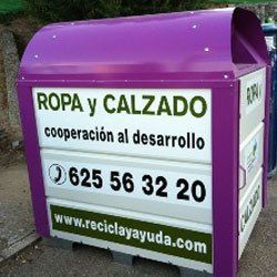 Con el objetivo de sacar del circuito de Residuos S&oacute;lidos, se instalan contendores de Ropa y Calzado para reciclar y reutilizar